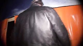 Rubbing poop on her entire face