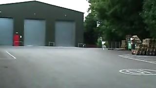 Amateur girl peeing outdoor slowly