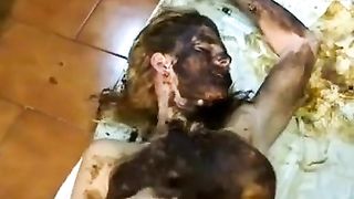 Wife enjoys scat masturbation