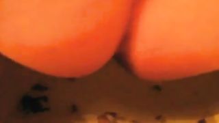 Chubby wife pooping