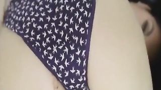 Big one in her panties