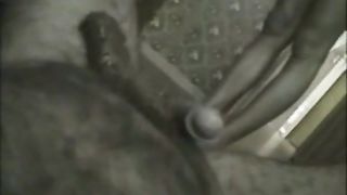 Skinny wife shitting on boyfriends dick