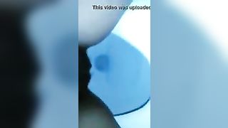 Fat ebony pooping in toilet