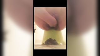 Girl with anal prolapse and pumped pussy