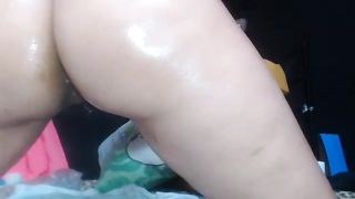 Dildoing her nasty ass