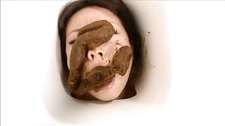 Poor Asian Gets Filled with poop