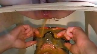 Scat eating male slave