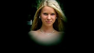 Mega shit from sexy blonde teen