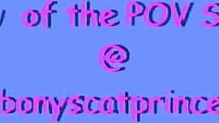 Ebony girl shitting slowly