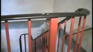 British babe peeing outdoor