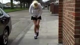 She shouldn't pee there