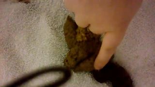 Eating poop at dinner