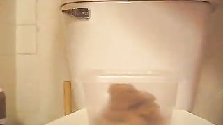 Huge pile of poop from sexy college girl