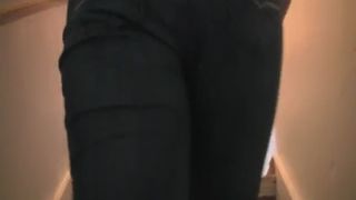 Chubby mistress pooping on her male slave