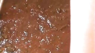 Two sexy girls doing enema together