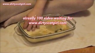 Eating poop with a banana