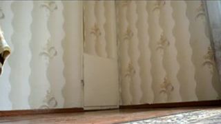 Hot dark haired girl pooping solo