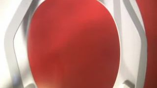 Beautiful babe shitting on homemade toilet