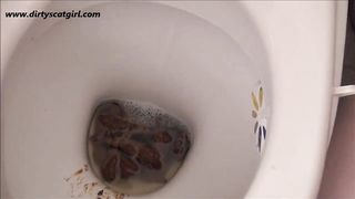 Two girls that are into scat games