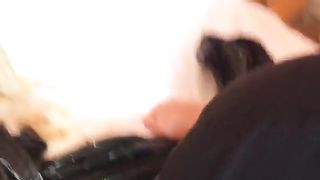 Taking big dick in her mouth