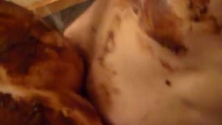 Fat babe fucked hard from behind