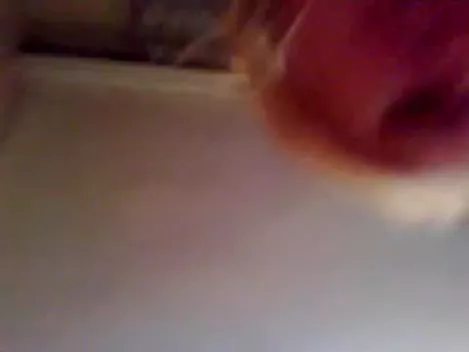 Amateur girl pooping on a dildo