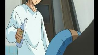 Bondaged Hentai girl shitting