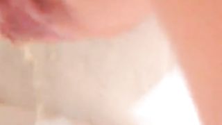 Fat amateur wife peeing in close up