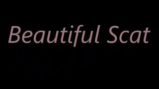 Hot babe smears shit on nude body