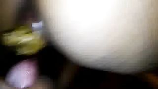 Black girl pooping on boyfriends dick