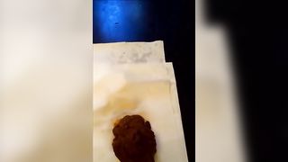 Beautiful Victoria shitting two times