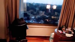 German teen licking her own poop