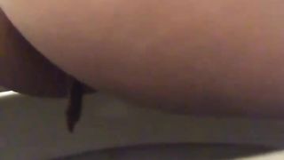 Big turd from big ass slowly