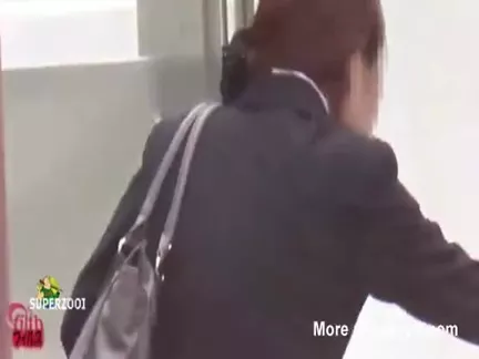 Japanese girls pooping in public