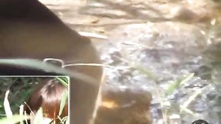 Hot girls shitting in public