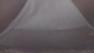 Dropped nive turd in white panties