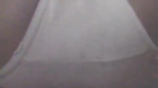 Dropped nive turd in white panties