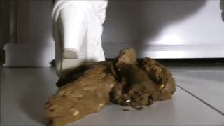 Big turd between her legs