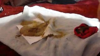 Wet shit from big ass