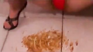 Panty scat anal masturbation