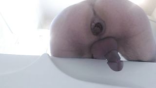 Shit and piss in bathroom