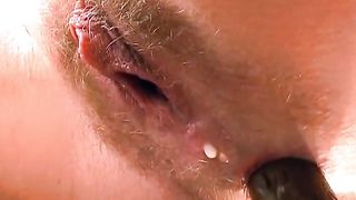 Creampied girl pooping on bathroom floor